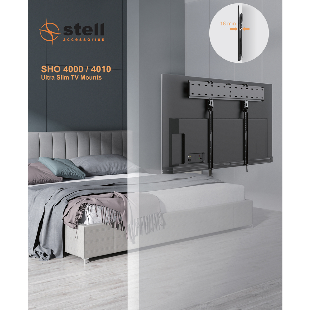 SHO 4000 XTRA SLIM FIXNÍ TV DRŽÁK STELL